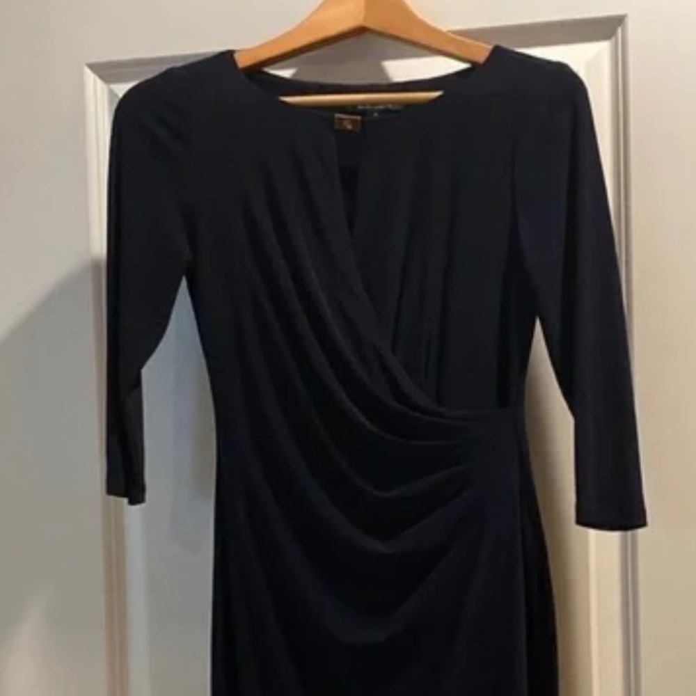 Ralph Lauren navy blue work dress